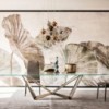 Mesa Skorpio de Cattelan Italia. Muebles modernos italianos. Mesas de cristal.