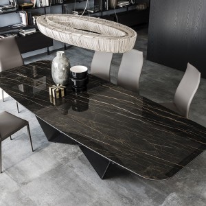 Mesa Skorpio Keramik de Cattelan Italia. Mesa de cerámica. Mesas de comedor.
