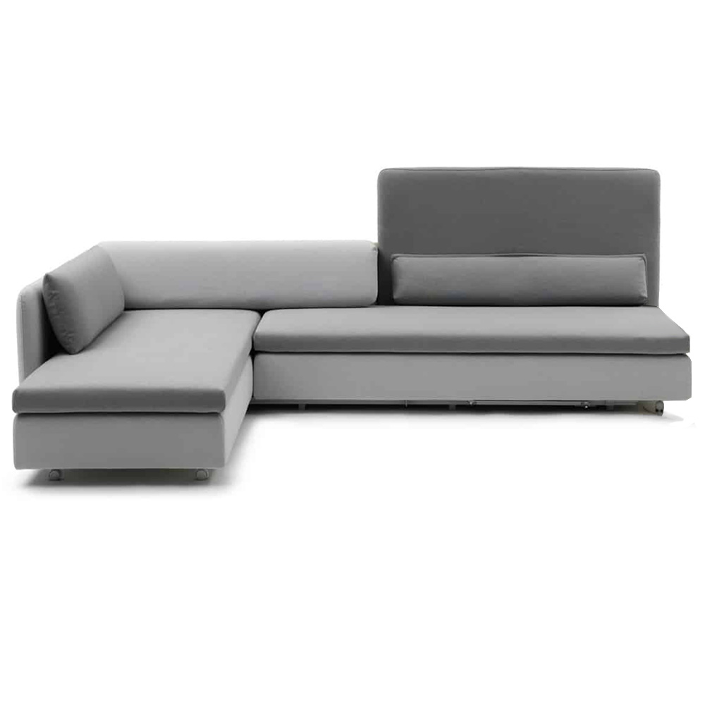 Sofá cama con ángulo ABC de Campeggi. Sofa 2 camas de diseño.