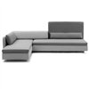 Sofá cama con ángulo ABC de Campeggi. Sofa 2 camas de diseño.