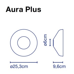 Aplique pared Aura Plus On/Off de Marset. Tienda online de lamparas modernas.