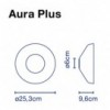 Aplique pared Aura Plus On/Off de Marset. Tienda online de lamparas modernas.