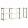 Estantería Woody Low de HAY para habitaciones infantiles.