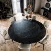 Mesa Skorpio Round Ker-Wood de Cattelan Italia para comedor. Mesas de comedor.