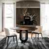 Mesa Soho Keramik de Cattelan Italia. Mesa de cerámica. Mesas redondas.