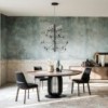 Mesa Soho Ker-Wood de Cattelan Italia. Mesa de madera y cerámica. Mesas modernas.