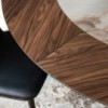 Mesa Soho Ker-Wood de Cattelan Italia. Mesa de madera y cerámica. Mesas modernas.