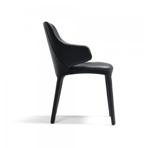 Silla Wanda de Cattelan Italia. Silla de acero tapizada. Sillas modernas.