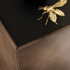 Aparador Arizona de Cattelan Italia. Aparador con cristal. Aparador de salón.