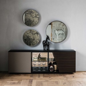 Aparador Aston de Cattelan Italia. Aparador de madera. Aparador moderno.