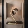 Lámpara sobremesa Sunset de Cattelan Italia. Lámpara de latón. Lámparas modernas.