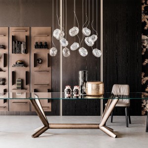Lámpara colgante Cloudine de Cattelan Italia. Lámpara de cristal modernas.