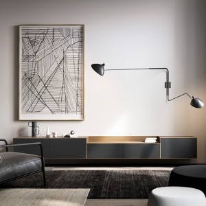 Mueble de salón Lauki 14 de Treku. Mueble de suspensión.