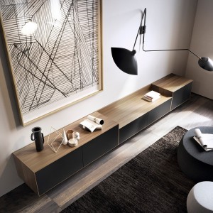 Mueble de salón Lauki 14 de Treku. Mueble de suspensión.
