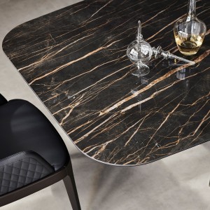 Mesa Planer Keramik de Cattelan Italia. Mesa moderna de salón. Mesa de diseño.