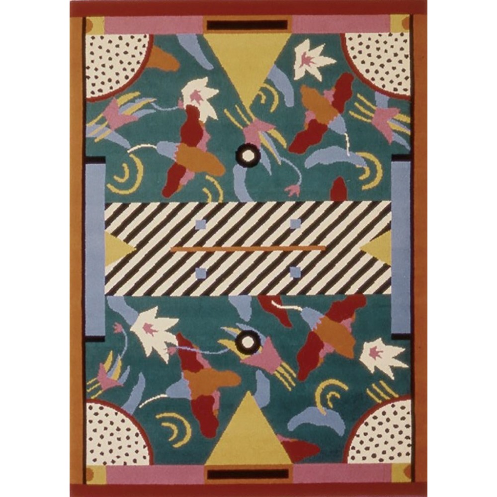 Alfombra Riviera de Memphis. Alfombra moderna diseño de Nathalie Du Pasquier