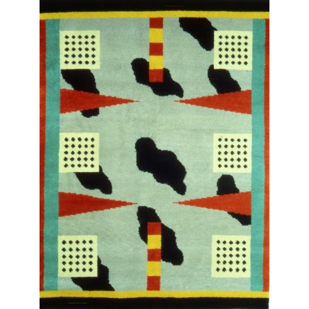 Alfombra California de Memphis. Alfombra moderna diseño de Nathalie Du Pasquier