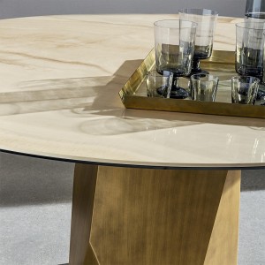 Mesa Deod cerámica de Sovet. Mesa de comedor con sobre de cerámica