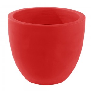 Macetero en color rojo de Vondom