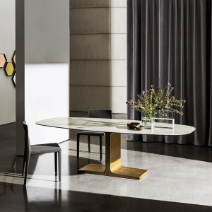 Mesa Palace cerámica de Sovet. Mesa de comedor con sobre de cerámica. 