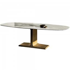 Mesa Palace cerámica de Sovet. Mesa de comedor con sobre de cerámica. 