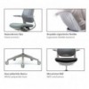 Silla operativa Flight x de Sidiz. Sillas de diseño moderno para oficinas