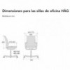 Silla HAG Futu 1200-S. Sillas ergonómicas de oficina. Sillas de diseño.