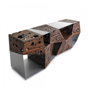 Aparador diseño Riddled Buffet de Horm. Complementos de diseño italiano.
