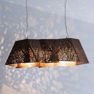 Lampara colgante Plywood de Horm.  Lámparas modernas de diseño italiano.