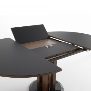 Mesa Flower Marquina de Horm. Mesas fijas y extensibles de diseño italiano.