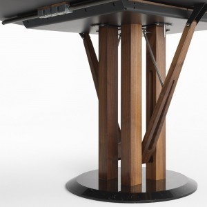 Mesa Flower Marquina de Horm. Mesas fijas y extensibles de diseño italiano.