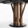 Mesa Flower Marquina de Horm. Mesas fijas y extensibles de diseño italiano.