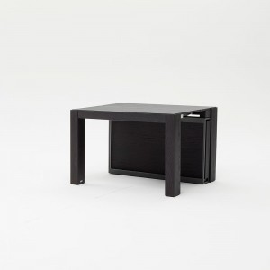 Mesa/consola A3 de Ozzio design. Cónsola- mesa comedor transformables.