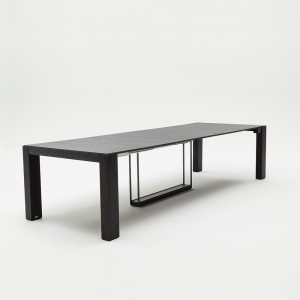 Mesa/consola A3 de Ozzio design. Cónsola- mesa comedor transformables.