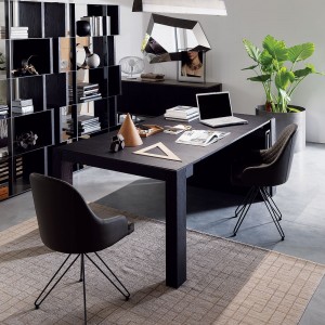 Mesa/consola A3 de Ozzio design. Cónsola- mesa comedor transformables.