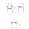 Silla CH33T de Carl Hansen and Son. Sillas de diseño. Sillas para comedor.