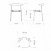 Silla CH88T de Carl Hansen and Son. Sillas de diseño moderno. Sillas tapizadas.