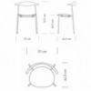 Silla CH88P en piel de Carl Hansen and Son. Sillas tapizadas modernas.
