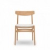Cojín serie CH de Carl Hansen and Son. Cojines de piel para sillas Carl Hansen.