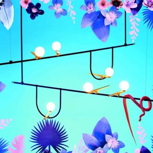 Yanzi colgante Artemide. Iluminación con diseño moderno y elegante.