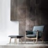 Reposapiés E016 Embrace en tela moderno y cómodo de Carl Hansen and Son.