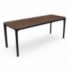 Banco Slim madera de Sovet Italia. Muebles modernos.