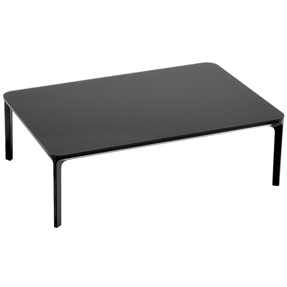 Mesa auxiliar Slim Cristal H37 de Sovet. Mesa centro diseño. Mesas auxiliares.