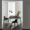 Mesa Slim Square de Sovet con sobre de cerámica. Mesas de diseño moderno.
