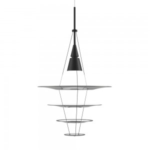 Lámpara Enigma de Louis Poulsen con un diseño moderno lleno de elegancia y calidez.