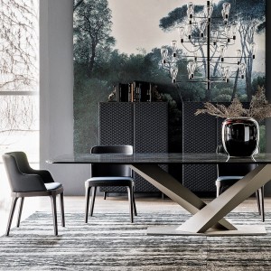 Mesa Stratos Keramik de Cattelan Italia. Mesa italiana.