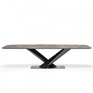 Mesa Stratos Keramik de Cattelan Italia. Mesa italiana.