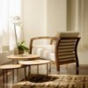Butaca Malena para dormitorio de Stua. Butacas modernas tapizadas para salón.