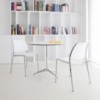 Silla Gas Cromo polipropileno de Stua. Excelente silla para uso de oficina.