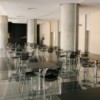 Silla Gas cromo Tapizada Red para oficina de Stua. Sillas de diseño moderno para interiores.
